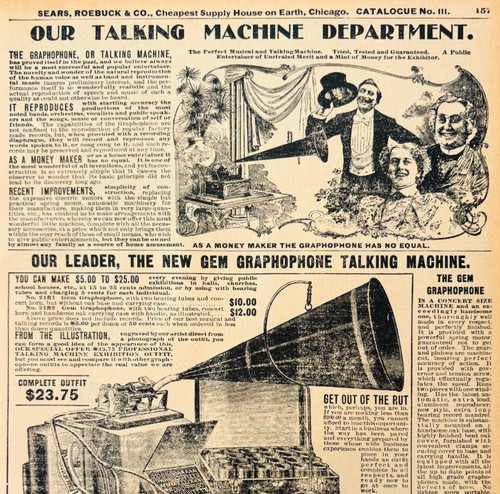 1969 graphophone talking - 1969,