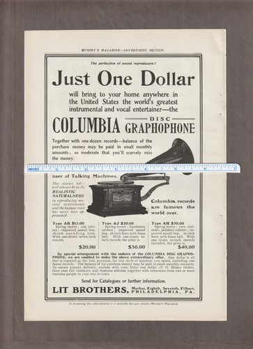 1903 columbia graphophone - 1903,