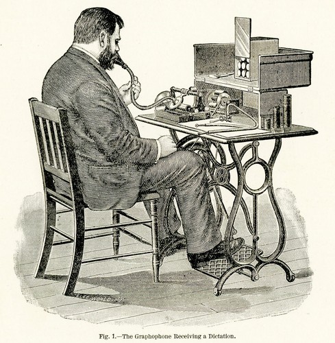 1898 engravings graphophone - 1898,